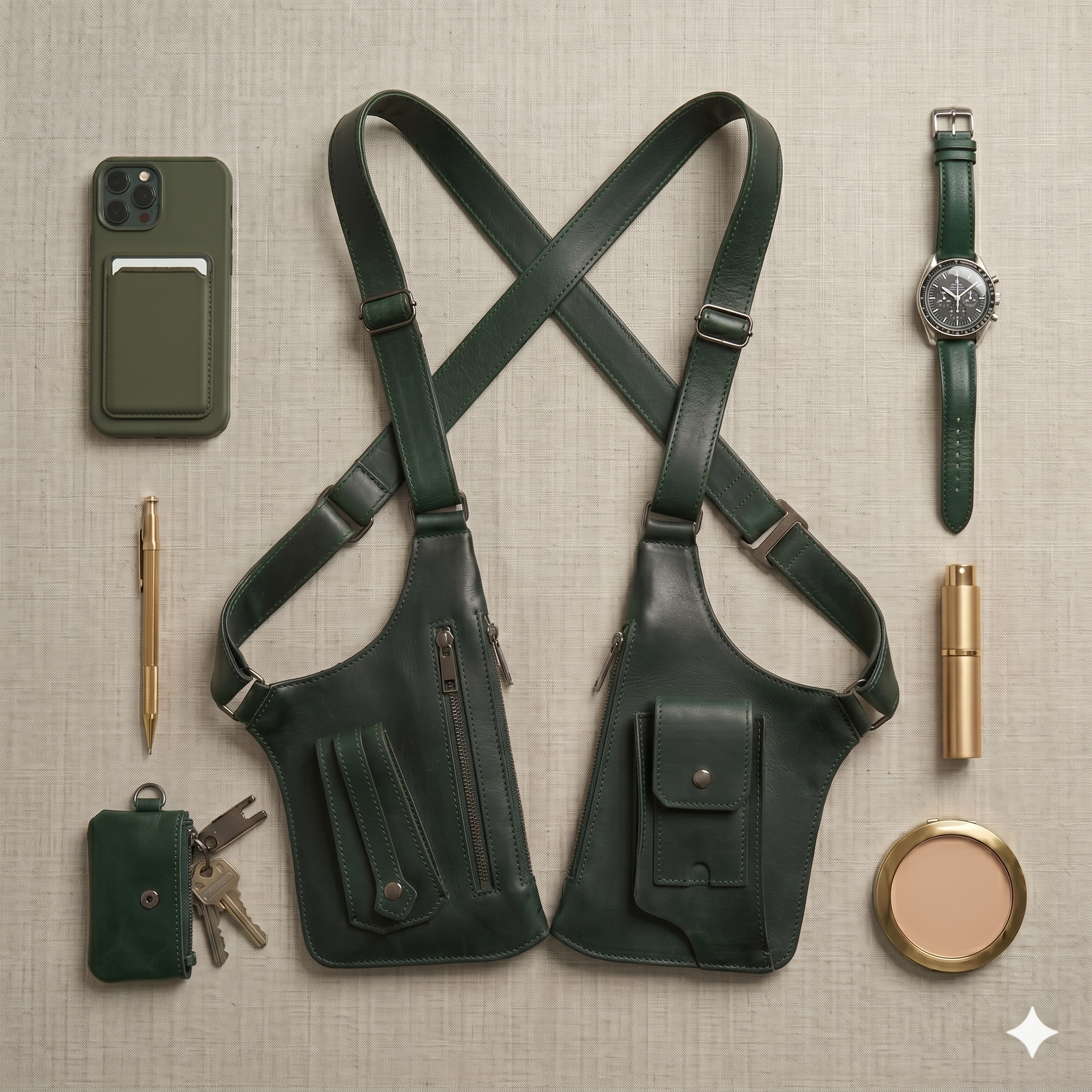 Double-Strap Essentials Bag