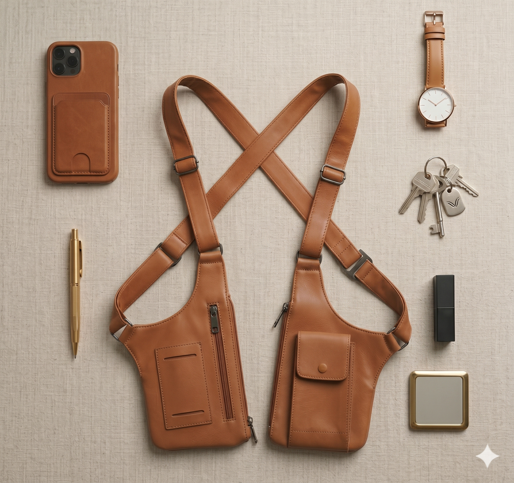 Double-Strap Essentials Bag