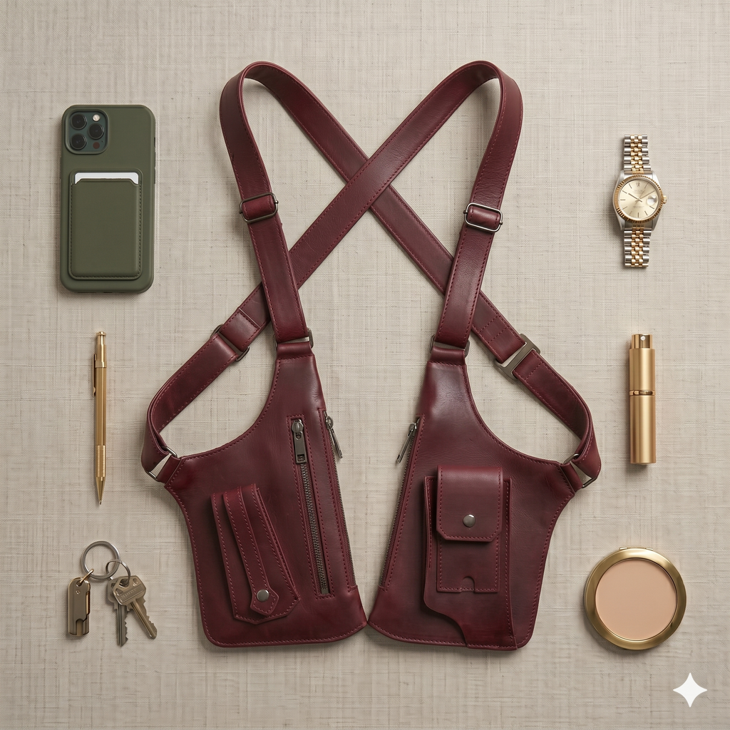 Double-Strap Essentials Bag