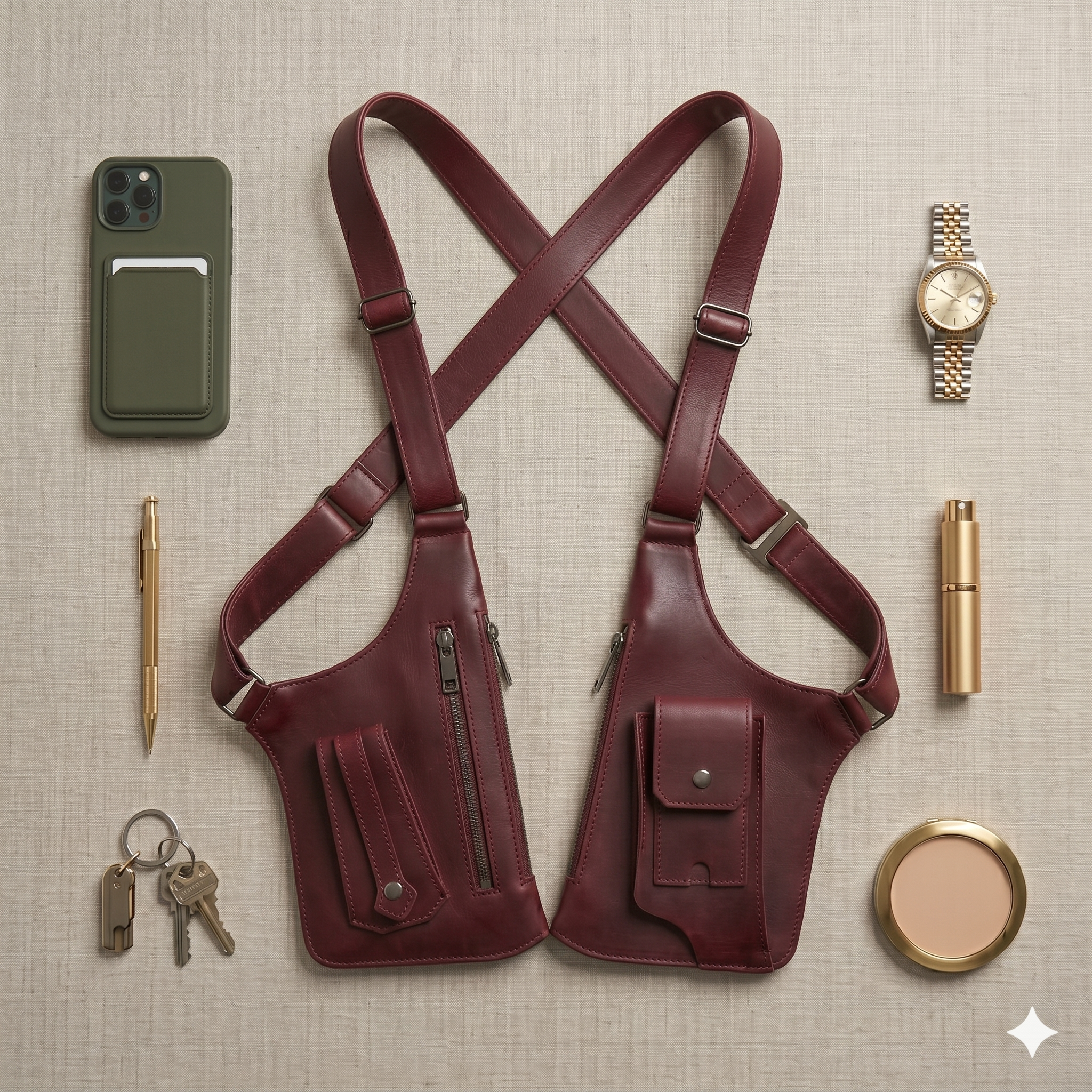 Double-Strap Essentials Bag