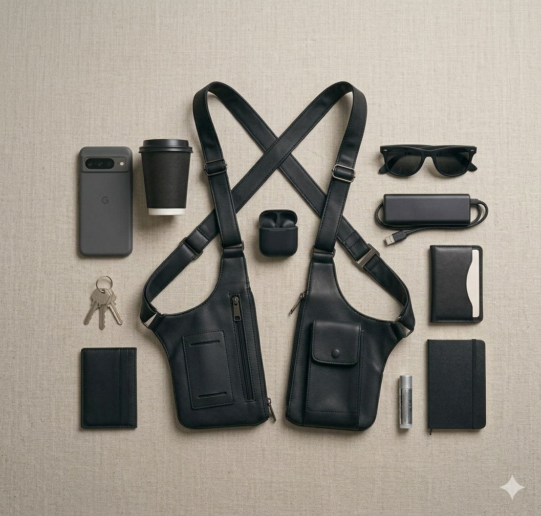 Double-Strap Essentials Bag