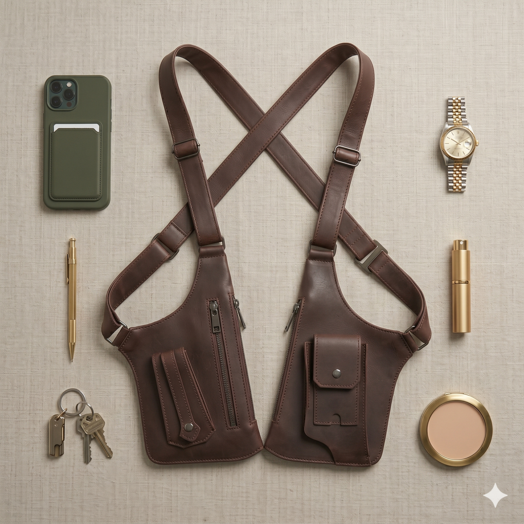 Double-Strap Essentials Bag