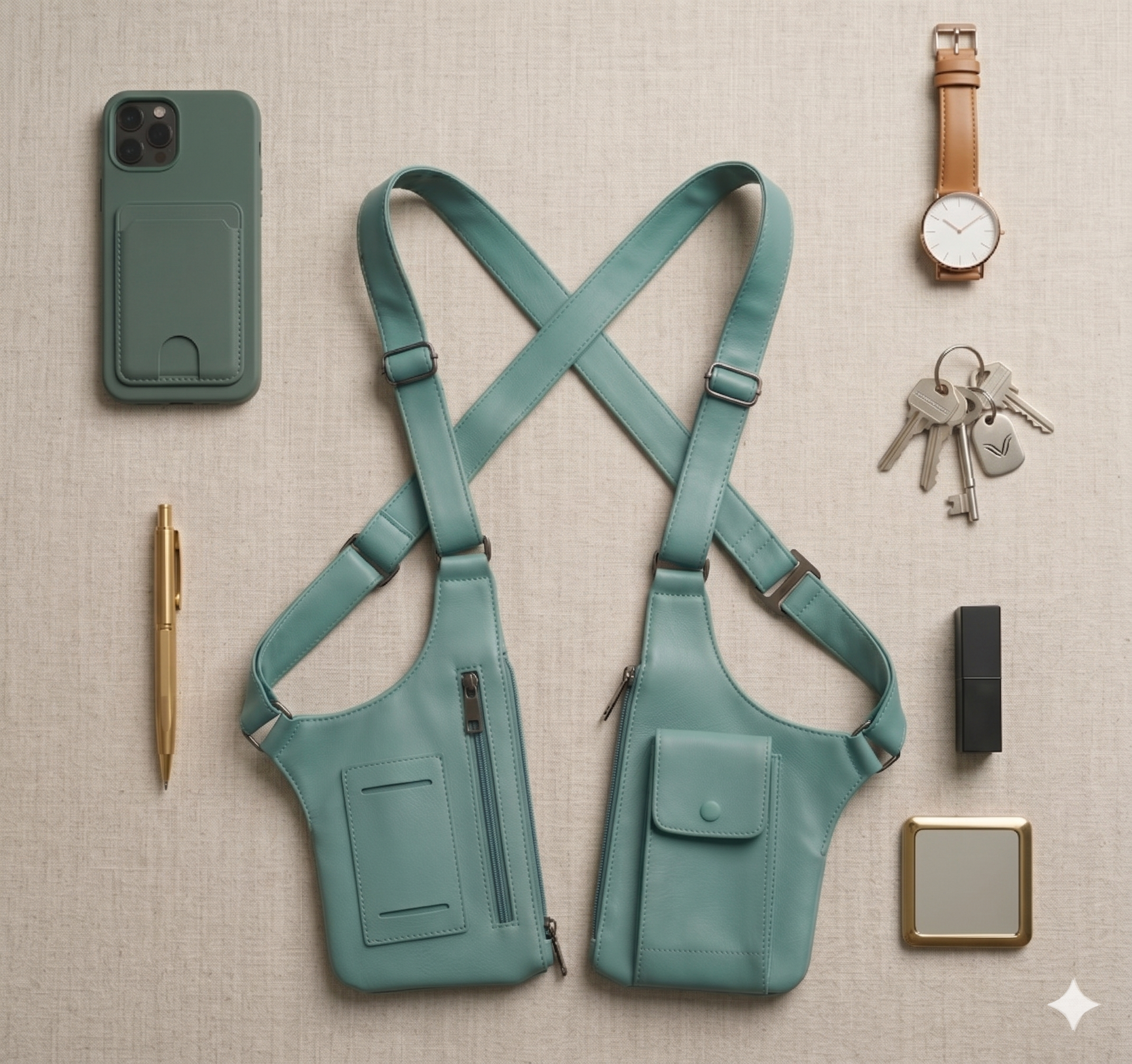 Double-Strap Essentials Bag